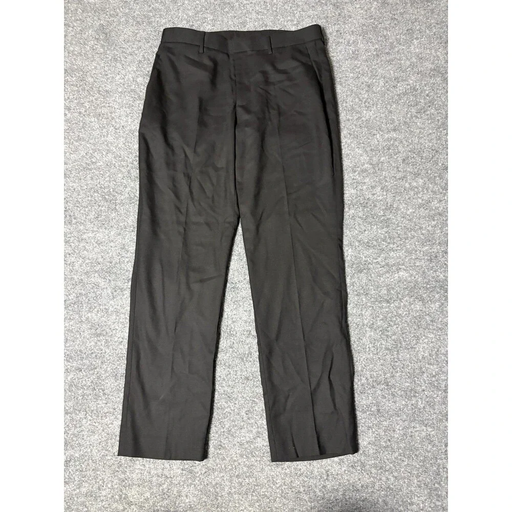 J.CREW Dress Pants Mens 32x30 Black Bowery Slim Stretch Wool Blend Work NEW